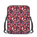 Tropical Summer Fruits Pattern Print Rectangular Crossbody Bag