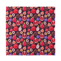 Tropical Summer Fruits Pattern Print Silk Bandana