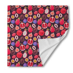 Tropical Summer Fruits Pattern Print Silk Bandana