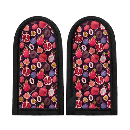 Tropical Summer Fruits Pattern Print Skillet Handle Cover