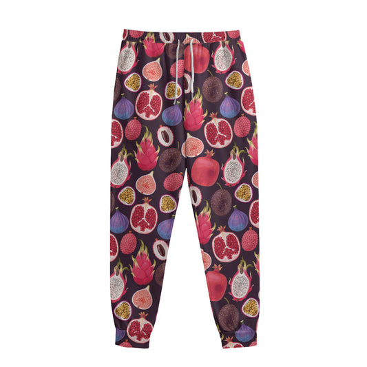 Tropical Summer Fruits Pattern Print Sweatpants