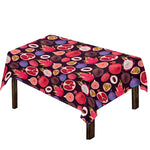 Tropical Summer Fruits Pattern Print Tablecloth