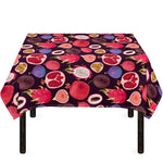 Tropical Summer Fruits Pattern Print Tablecloth