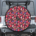 Tropical Summer Fruits Pattern Print Tire Cover With Camera Hole