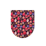 Tropical Summer Fruits Pattern Print Toilet Lid Cover