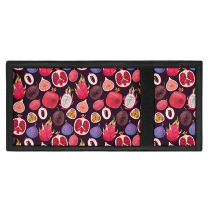 Tropical Summer Fruits Pattern Print Trifold Wallet