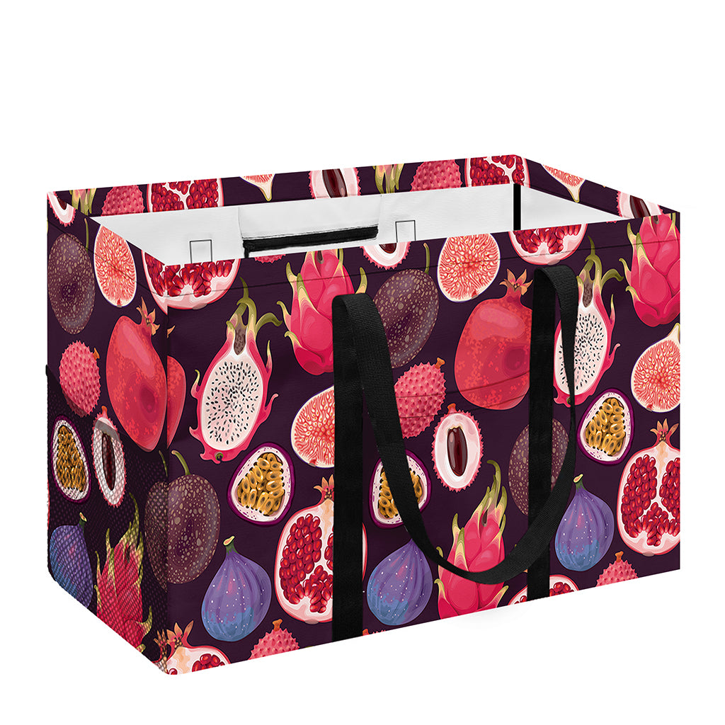 Tropical Summer Fruits Pattern Print Utility Tote Bag