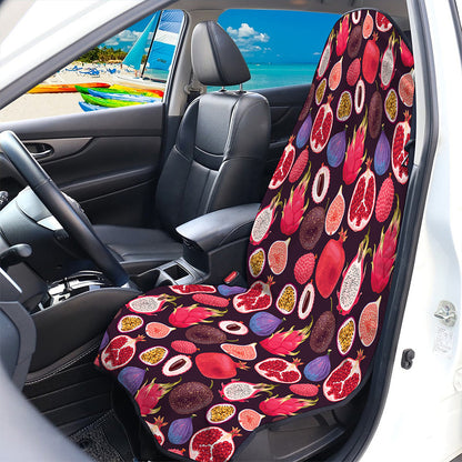 Tropical Summer Fruits Pattern Print Waterproof Car Seat Cover
