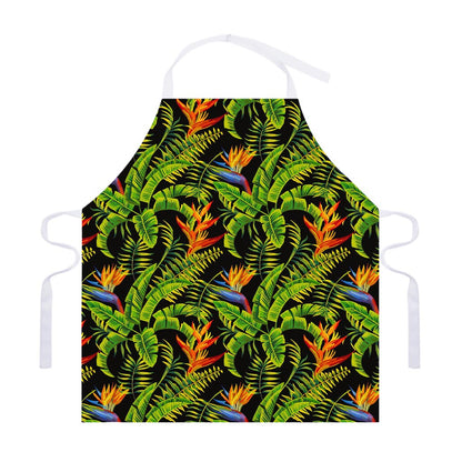 Tropical Summer Pattern Print Adjustable Apron