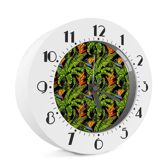 Tropical Summer Pattern Print Alarm Clock