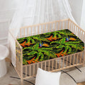 Tropical Summer Pattern Print Baby Crib Sheet