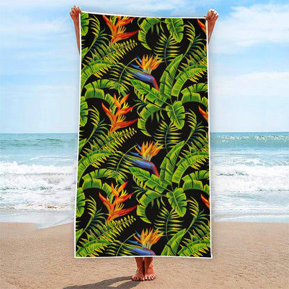 Tropical Summer Pattern Print Beach Towel