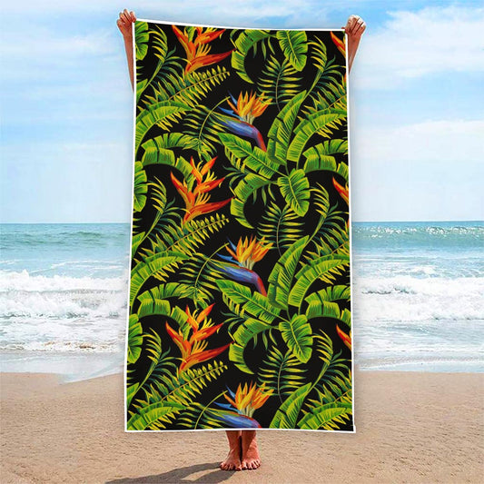 Tropical Summer Pattern Print Beach Towel
