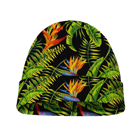 Tropical Summer Pattern Print Beanie
