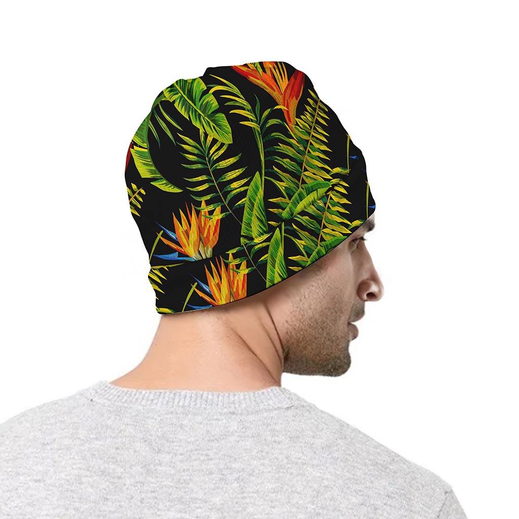 Tropical Summer Pattern Print Beanie