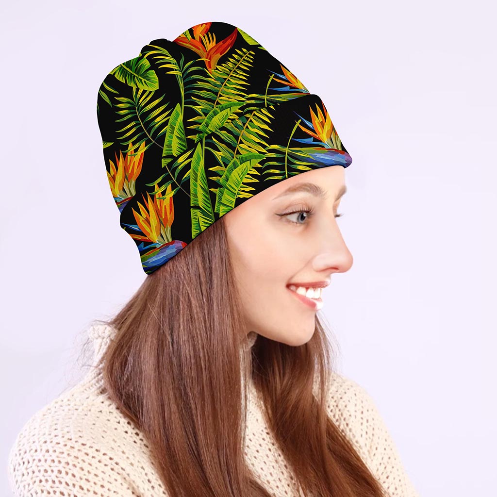 Tropical Summer Pattern Print Beanie