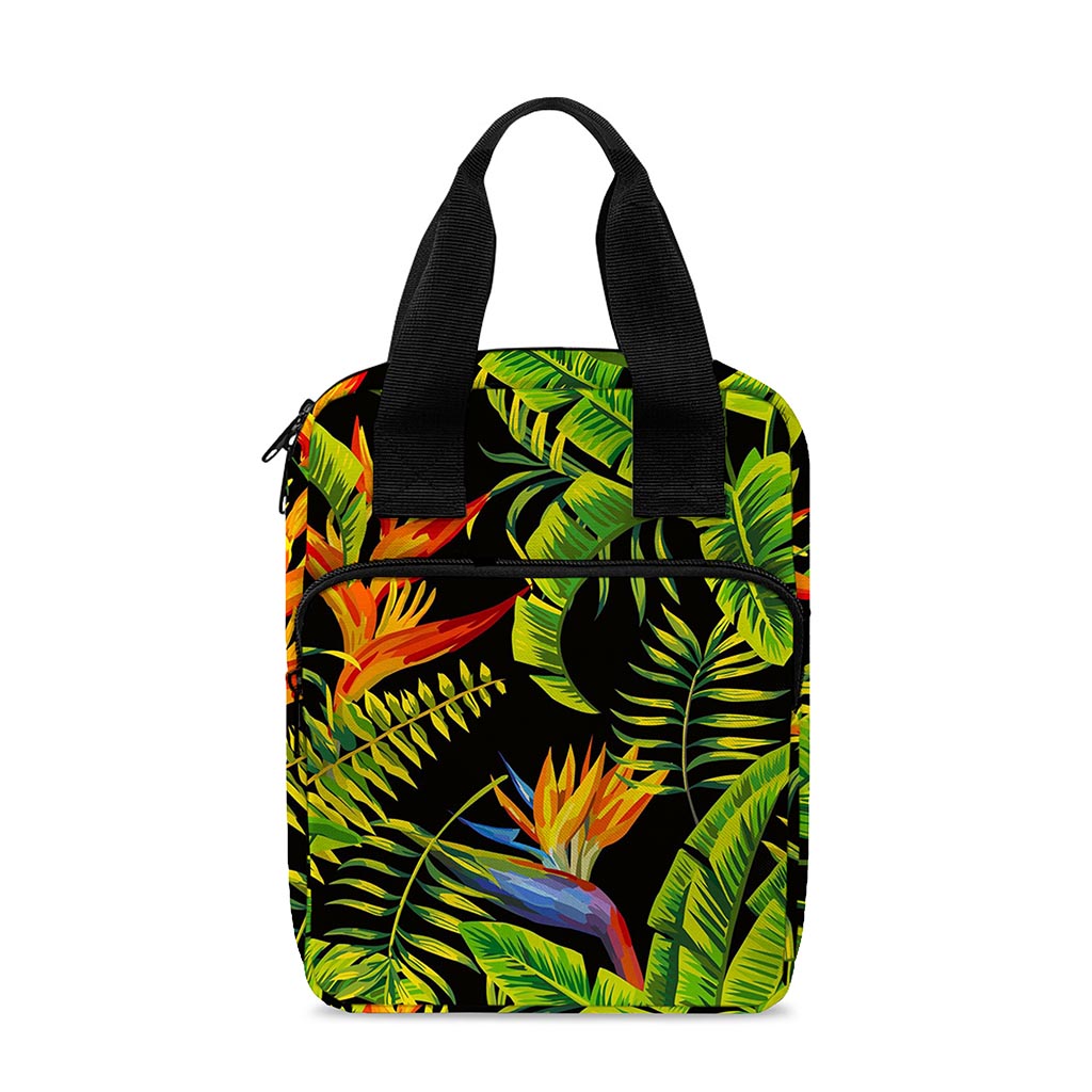 Tropical Summer Pattern Print Bible Tote Bag
