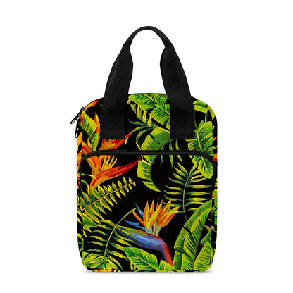 Tropical Summer Pattern Print Bible Tote Bag