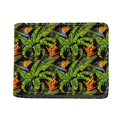 Tropical Summer Pattern Print Bifold Wallet