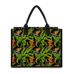 Tropical Summer Pattern Print Canvas Tote Bag