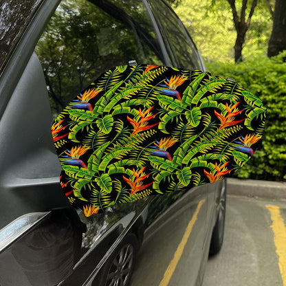 Tropical Summer Pattern Print Car Side Mirror Covers