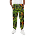 Tropical Summer Pattern Print Cotton Sweatpants