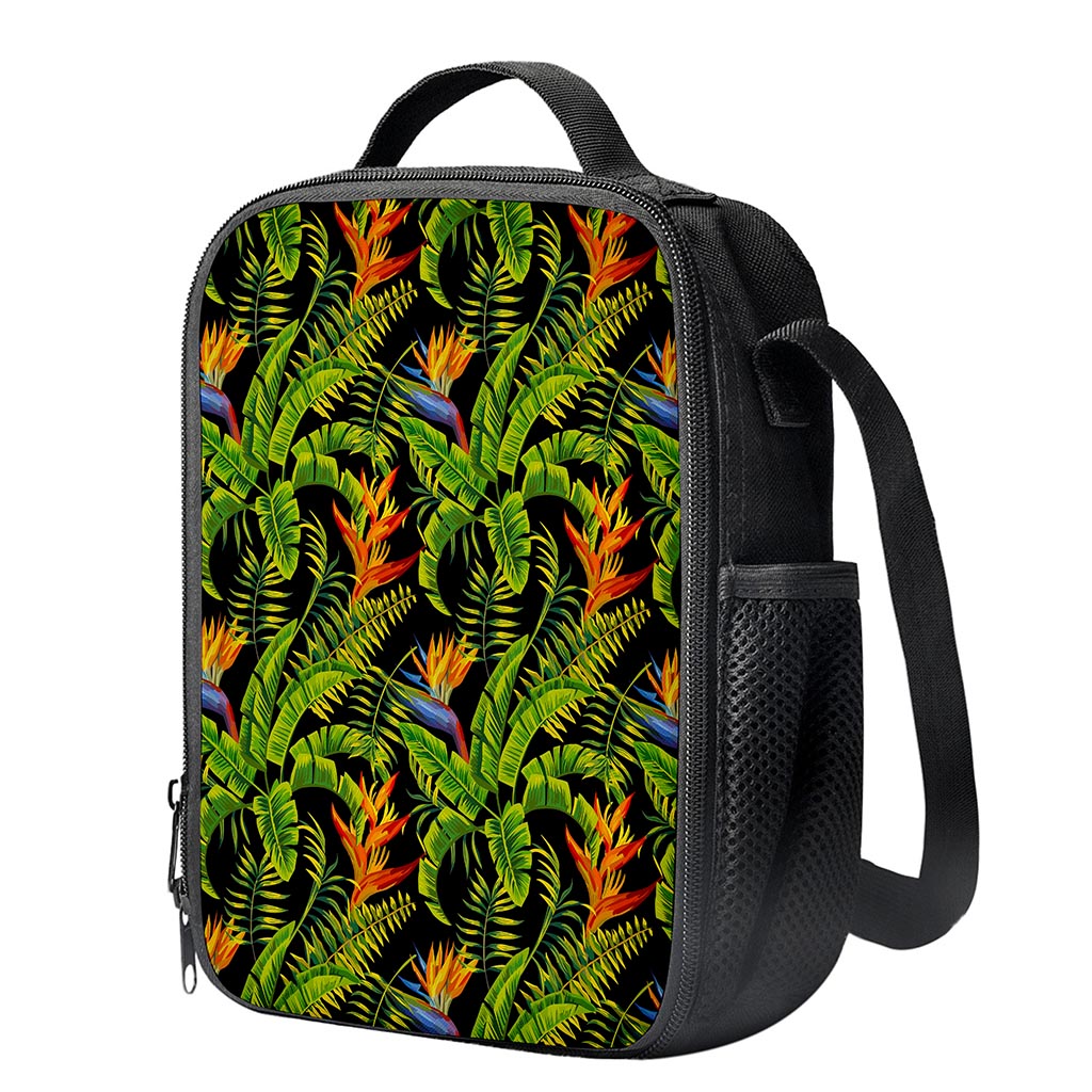 Tropical Summer Pattern Print Crossbody Lunch Bag