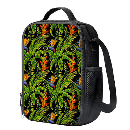 Tropical Summer Pattern Print Crossbody Lunch Bag