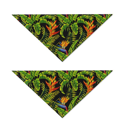 Tropical Summer Pattern Print Dog Bandana