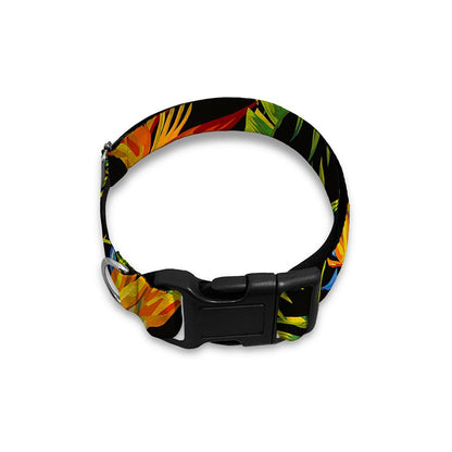 Tropical Summer Pattern Print Dog Collar