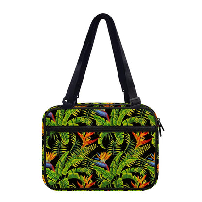 Tropical Summer Pattern Print Double Strap Bible Bag