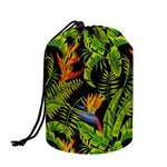 Tropical Summer Pattern Print Drawstring Makeup Bag