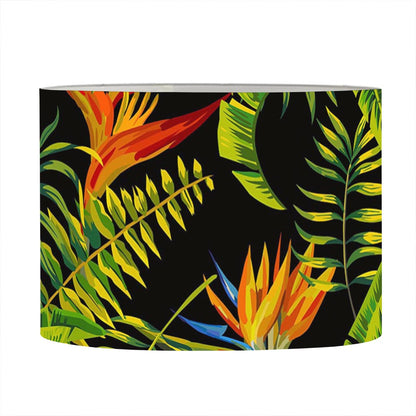 Tropical Summer Pattern Print Drum Lamp Shade
