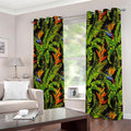 Tropical Summer Pattern Print Extra Wide Grommet Curtains