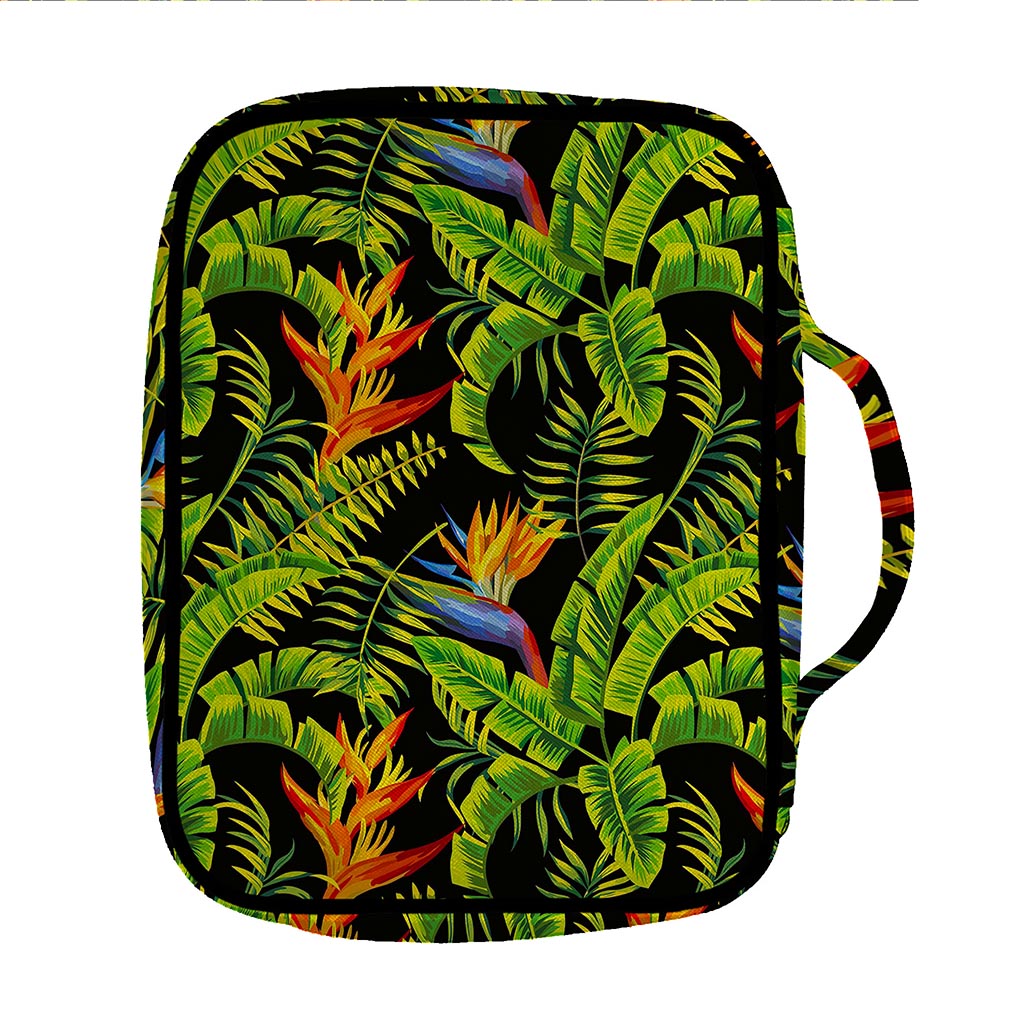 Tropical Summer Pattern Print Front Pocket Bible Bag