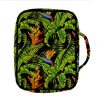 Tropical Summer Pattern Print Front Pocket Bible Bag