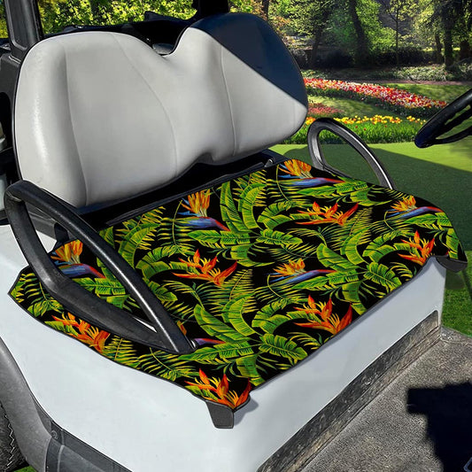 Tropical Summer Pattern Print Golf Cart Seat Cover