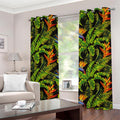 Tropical Summer Pattern Print Grommet Curtains