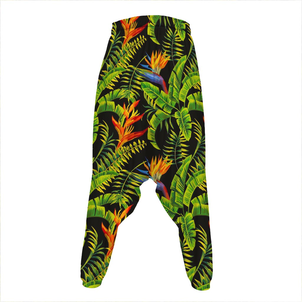Tropical Summer Pattern Print Hammer Pants