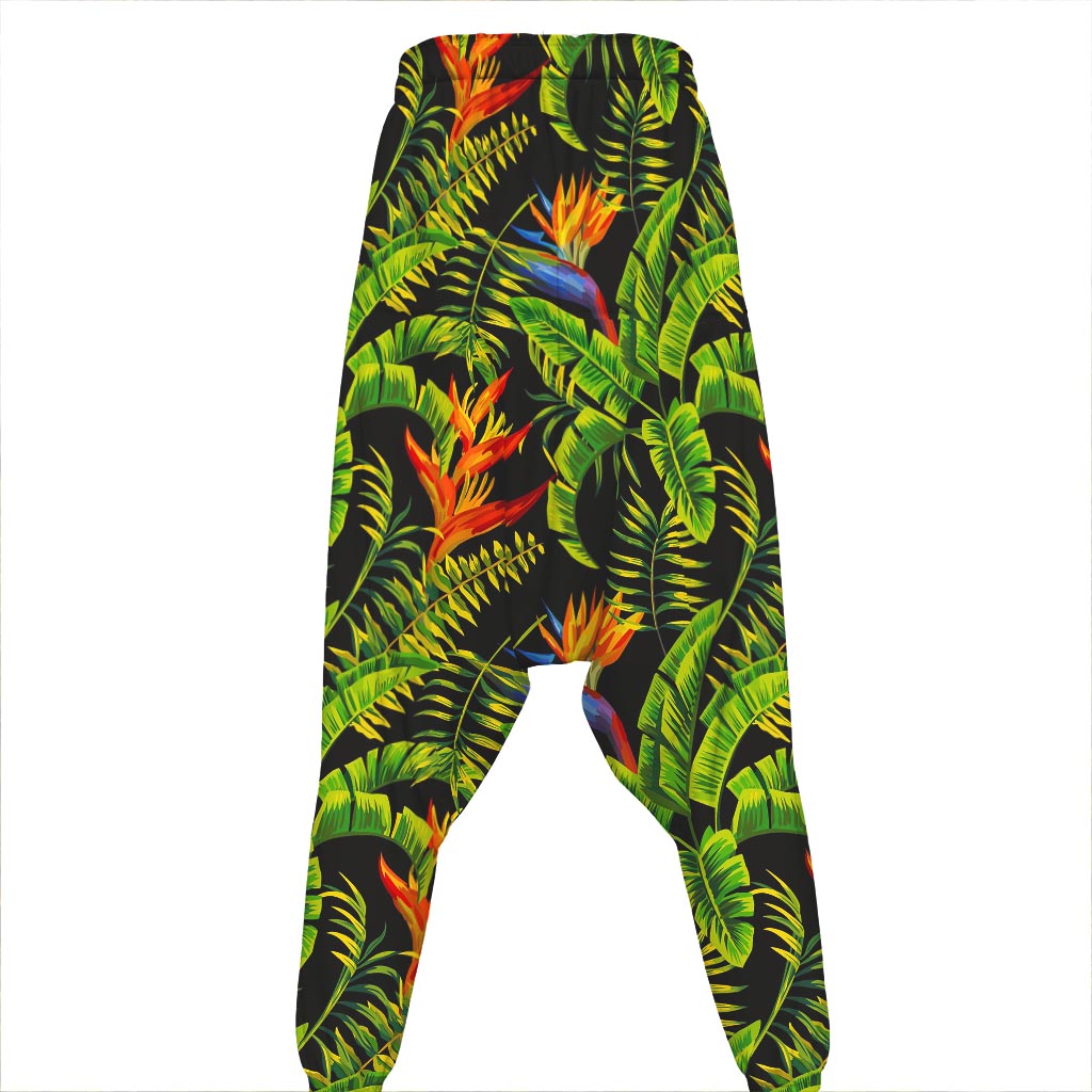 Tropical Summer Pattern Print Hammer Pants