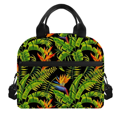 Tropical Summer Pattern Print Insulated Lunch Bag
