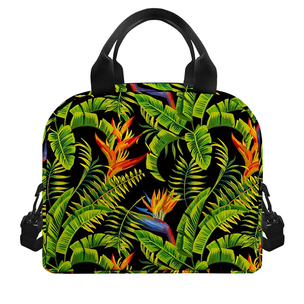 Tropical Summer Pattern Print Insulated Lunch Bag