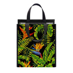 Tropical Summer Pattern Print Insulated Lunch Tote