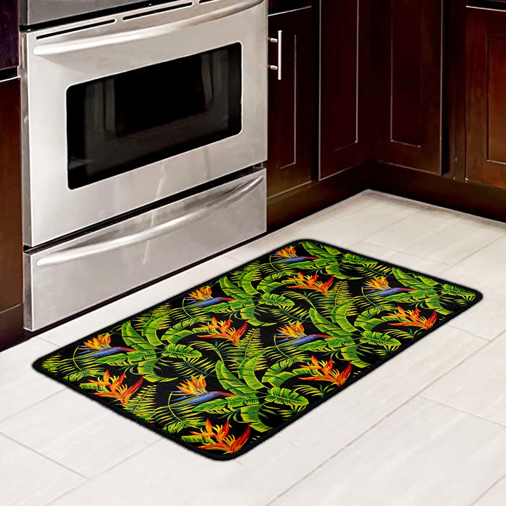 Tropical Summer Pattern Print Kitchen Mat