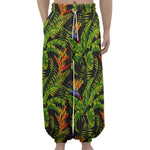 Tropical Summer Pattern Print Lantern Pants