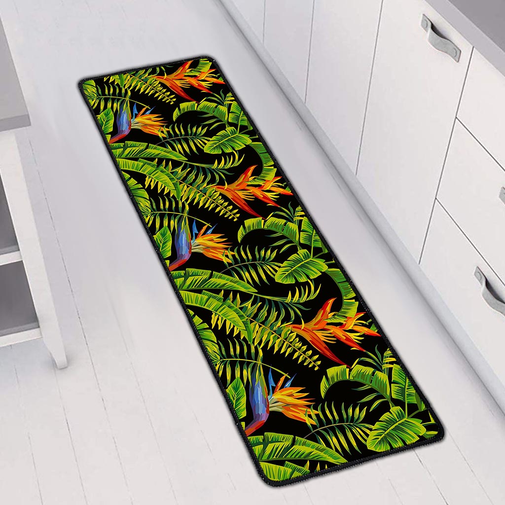 Tropical Summer Pattern Print Long Kitchen Mat