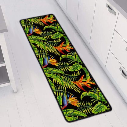 Tropical Summer Pattern Print Long Kitchen Mat