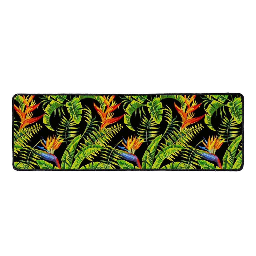 Tropical Summer Pattern Print Long Kitchen Mat