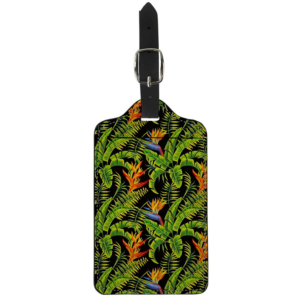 Tropical Summer Pattern Print Luggage Tag