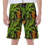 Tropical Summer Pattern Print Men's Beach Shorts